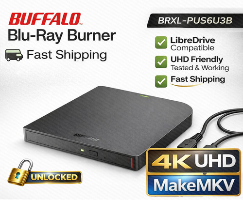 Buffalo brxl pus6u3b uhd - 4k,