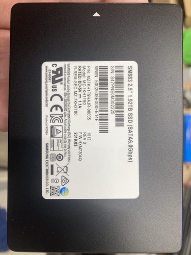 Samsung pm863 92tb sata - samsung, 1.92tb