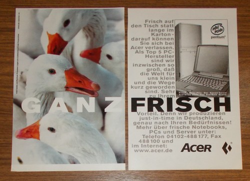Rare advertising acer - advertising,