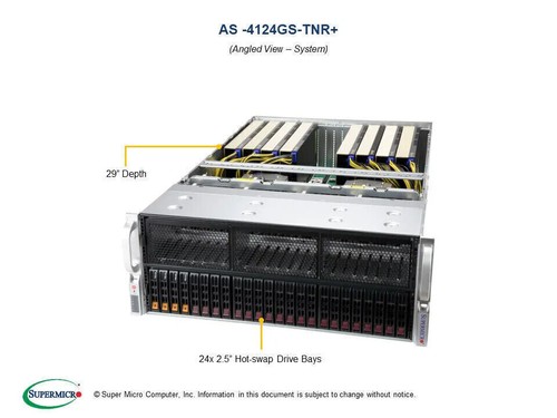Supermicro 4124gs tnr 4u - as-4124gs-tnr,