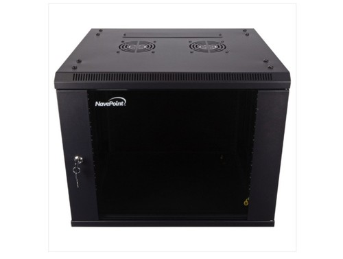 Navepoint wall mount rack - 9u,