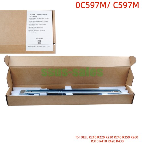 C597m static rails for dell - for,