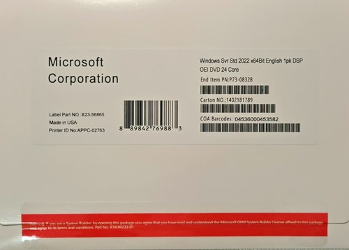 Microsoft windows server - server, 2022