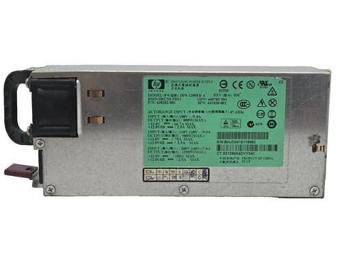 1200w psu hot - hp, server