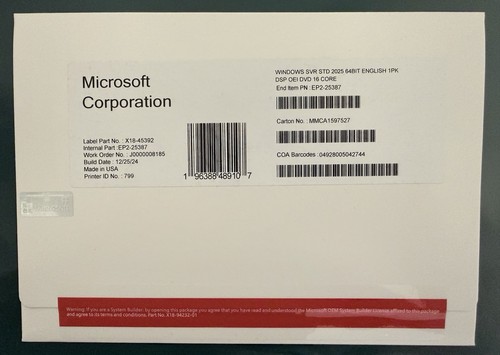 Microsoft windows server - , 2025