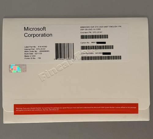 New win server 2025 standard - 2025,