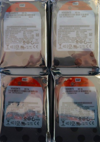 Lot 5 wd 600gb 10k - 2.5",