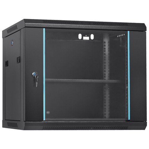 Wall mount network server - 9u,
