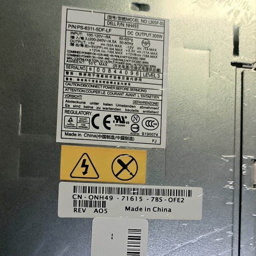 Server power supply - , dell
