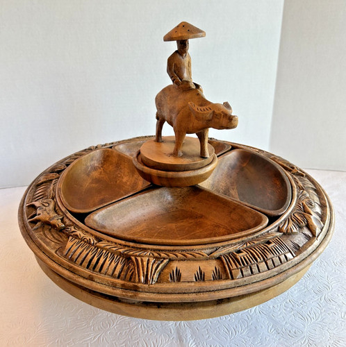 Vintage hand carved mabini - carved,
