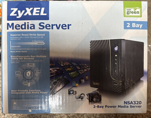 Zyxel bay power media server - 2-bay,