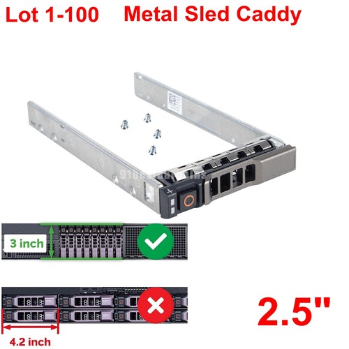 Lot sas sata caddy metal - lot,