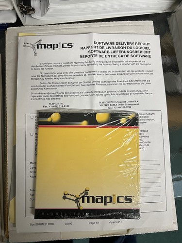 Mapics 400 software cd - mapics,