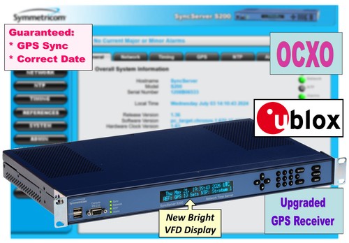 Symmetricom syncserver s200 - symmetricom,