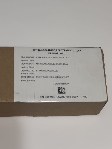 New dell 081wcd readyrails - dell,