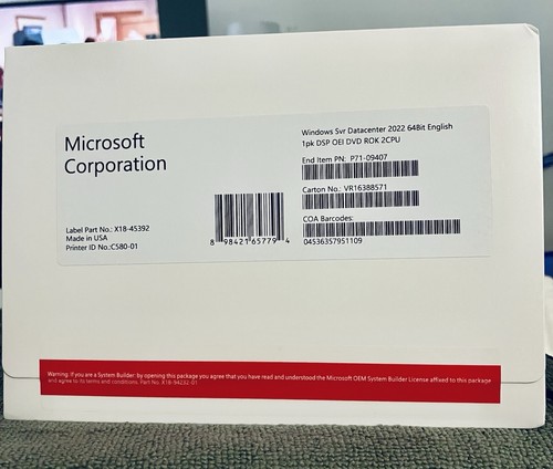 New sealed microsoft windows - new,