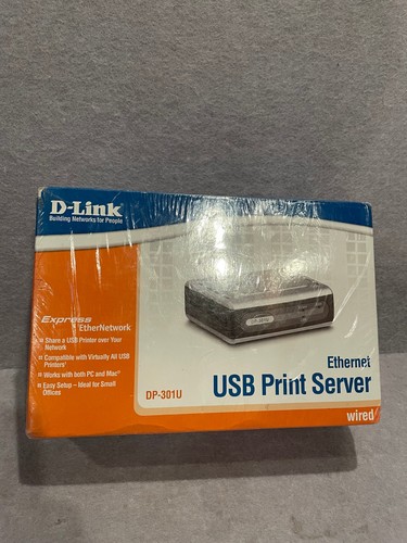 New box link - d-link, dp-301u