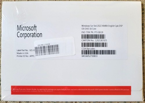 Microsoft windows server - windows, 2022