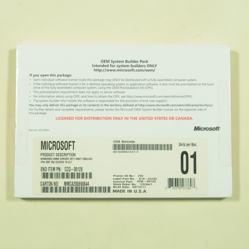 Microsoft windows home - home, server