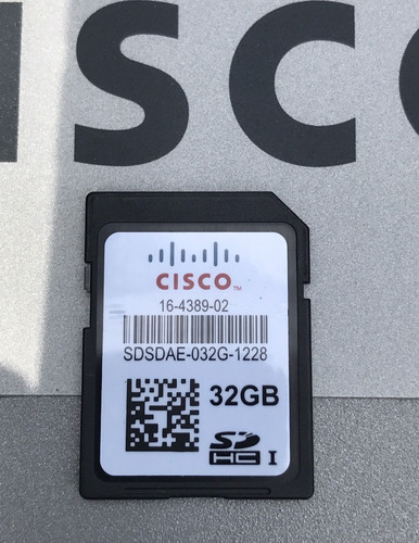 Cisco genuine 32gb card - genuine, sd
