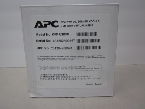 New apc kvm usbvm - new, 2g