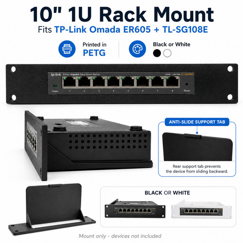 Network rack mount - 1u,