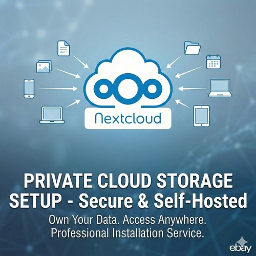 Local nextcloud home server - local,