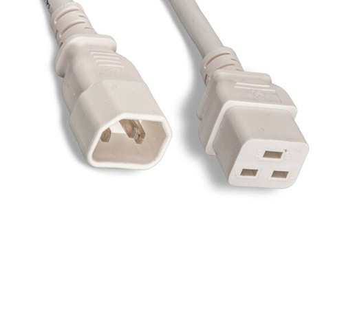 2ft wht power cord - wht,