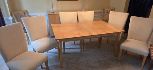 Piece maple dining - 8,
