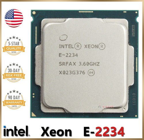Intel xeon 2234 cpu 60 - cpu, ghz