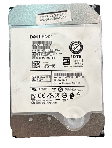 Dell emc 10tb sas - emc, sed
