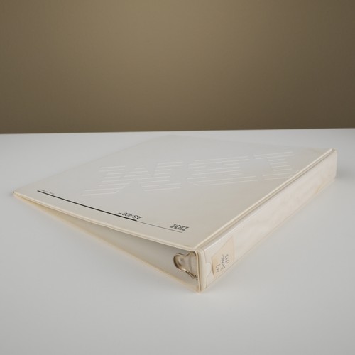 Vintage ibm 400 binder - vintage,